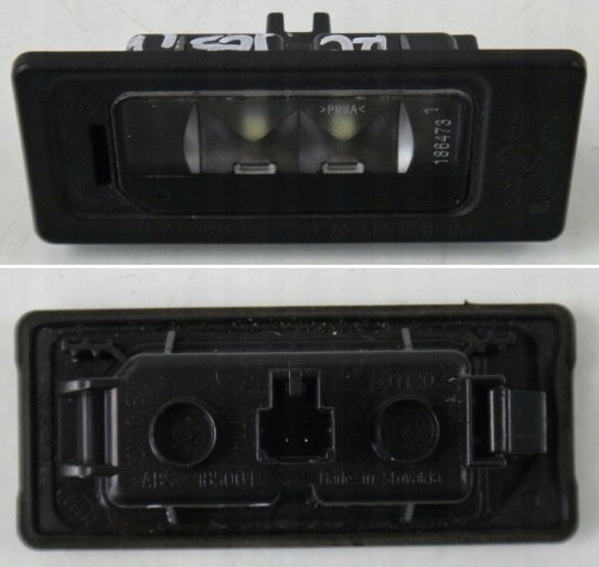 фото №1, Vw touran ii 13 r лампа номерного знака регистрационный