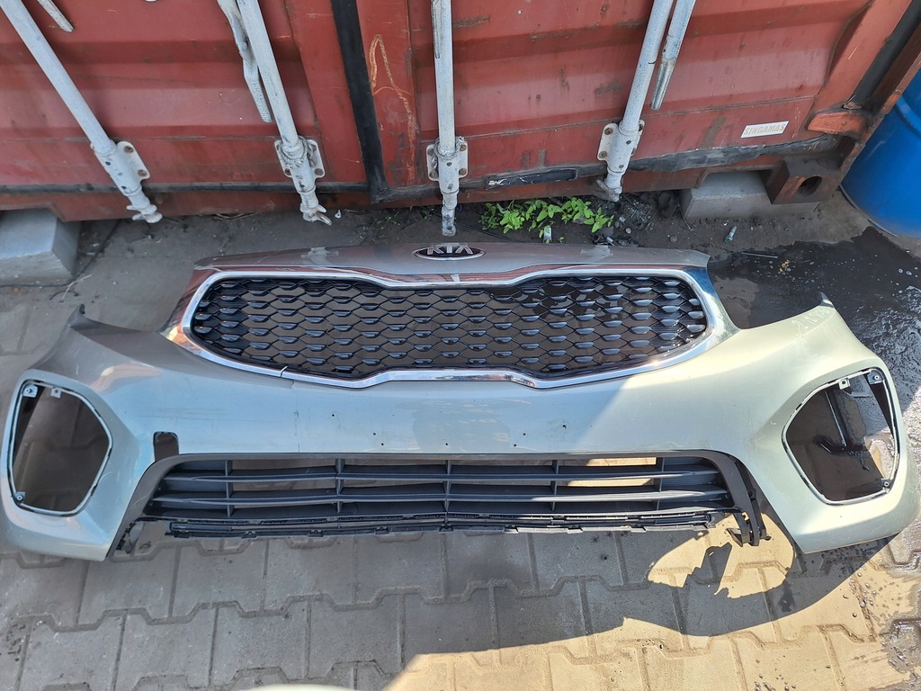 фото №1, Бампер передний перед carens iv lift с решётка 16- оригинальный номер