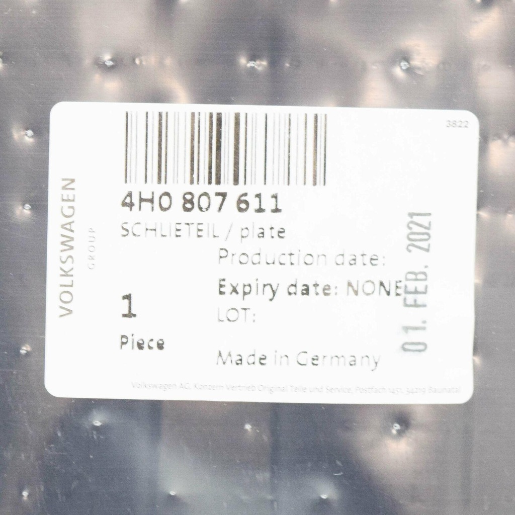 фото №7, Element замикаючий vag passat b6 c6 2005 2010 оригінальний 4h0807611