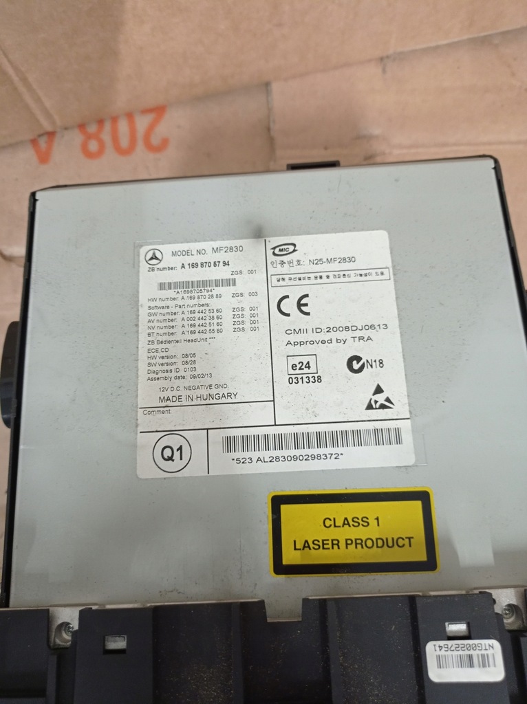 фото №4, Mercedes a klasa w169 радио cd 1698705794