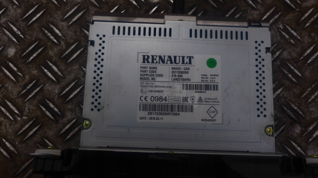 фото №6, Clio iv captur радио cd навигация 281158826r