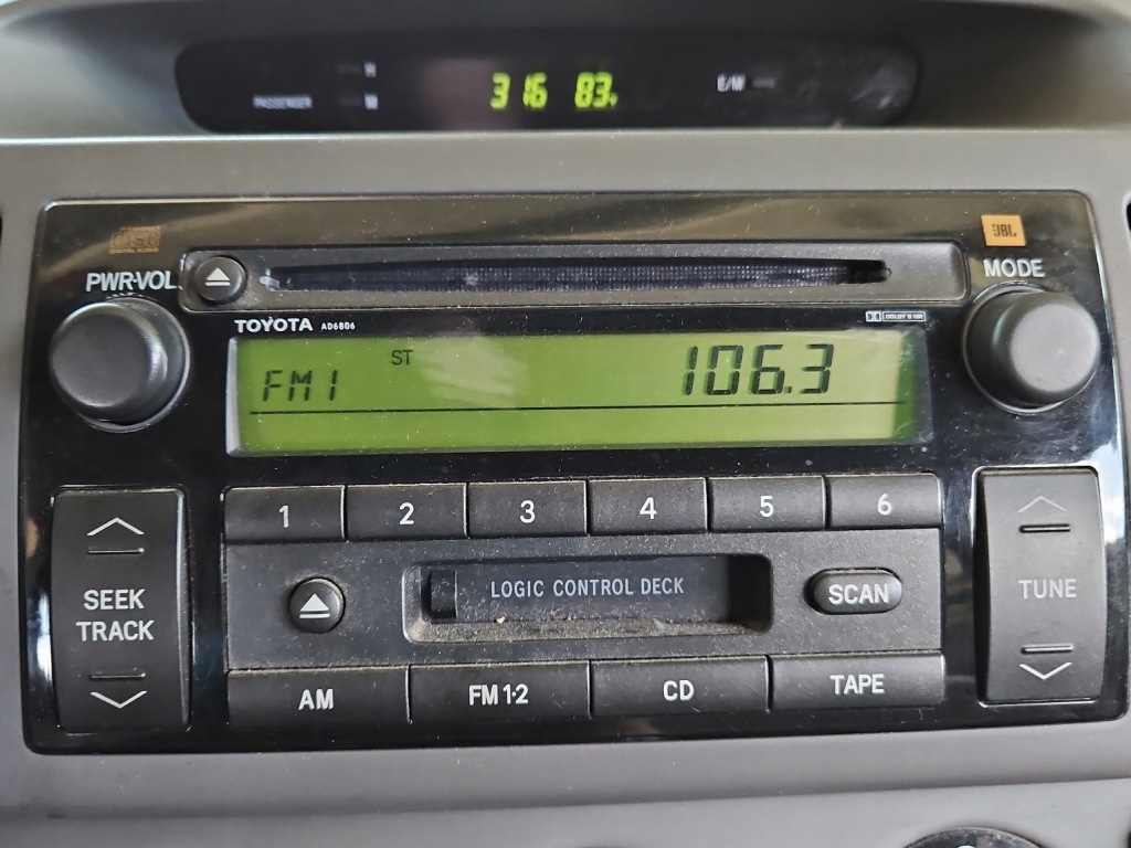 фото №1, Радіо заводський toyota camry vi xv30 01-06 86120-aa050 радіопрогравач