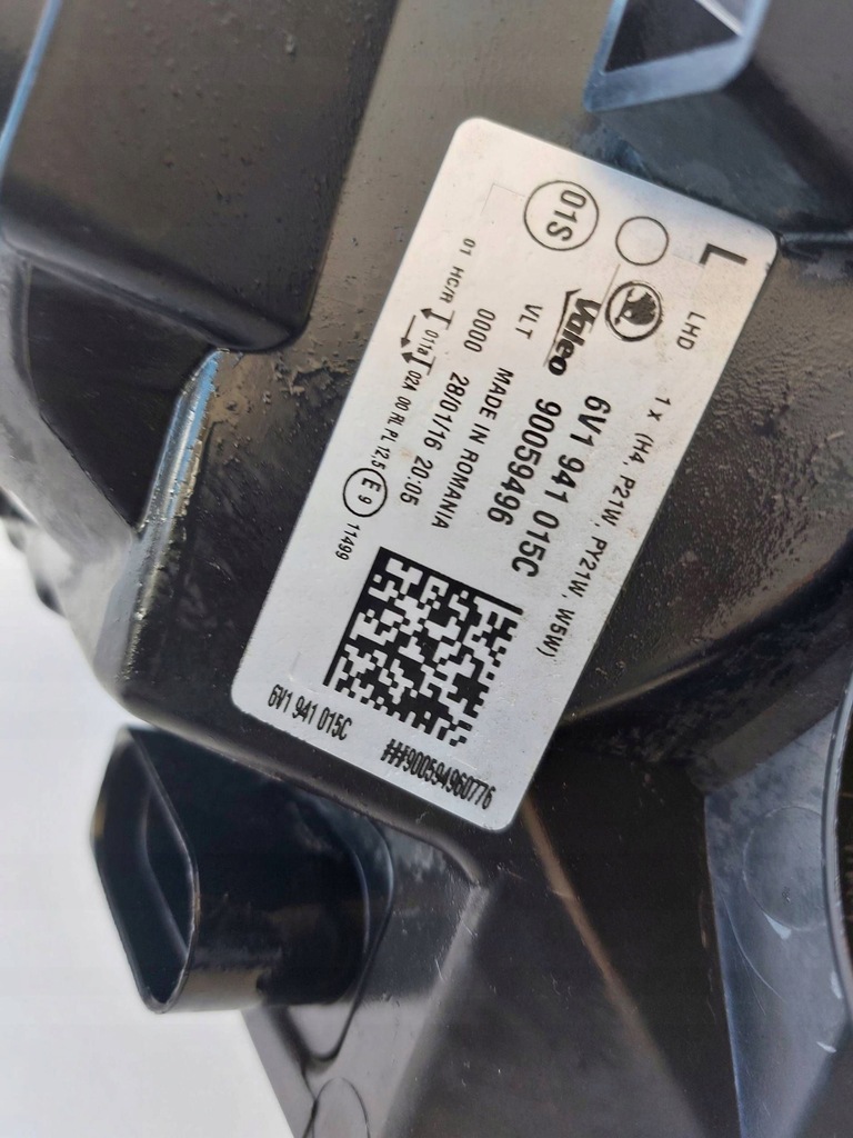 фото №8, Фара skoda p. fabia 14- le vag 6v1941015c