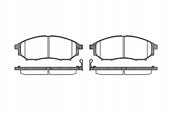 фото №1, Roadhouse тормозные колодки тормозные infiniti ex 37