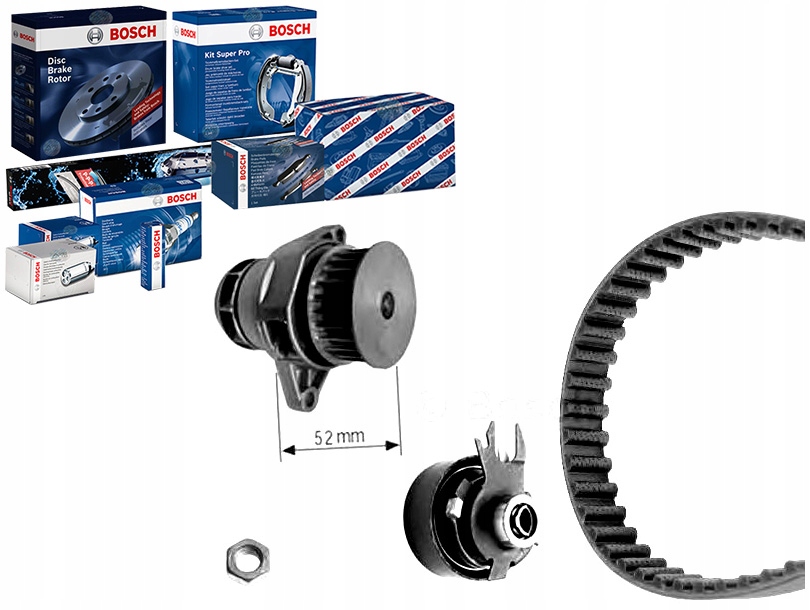 фото №1, Комплект - набір ремінь розподільного валу bosch 55428721 vkm