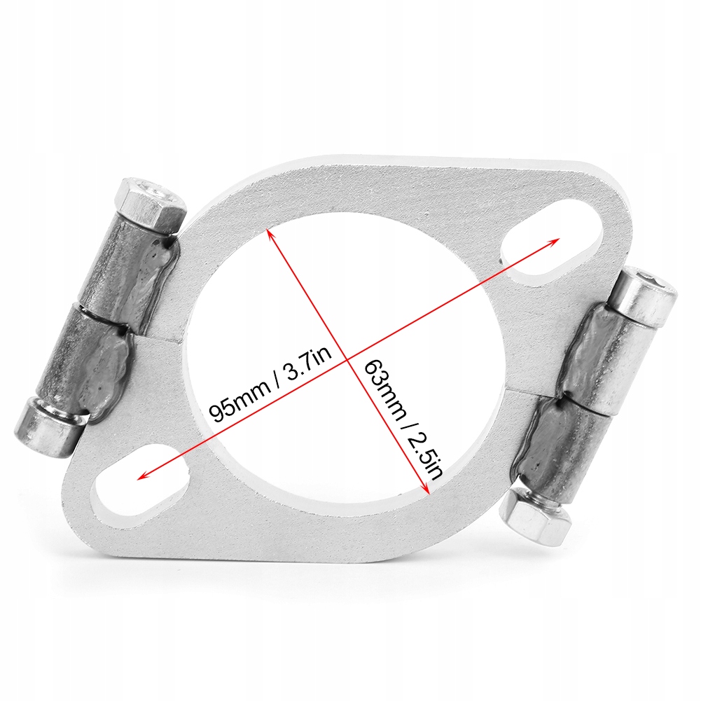 фото №8, Фланець труби випускної 2.5in 63mm сталевий