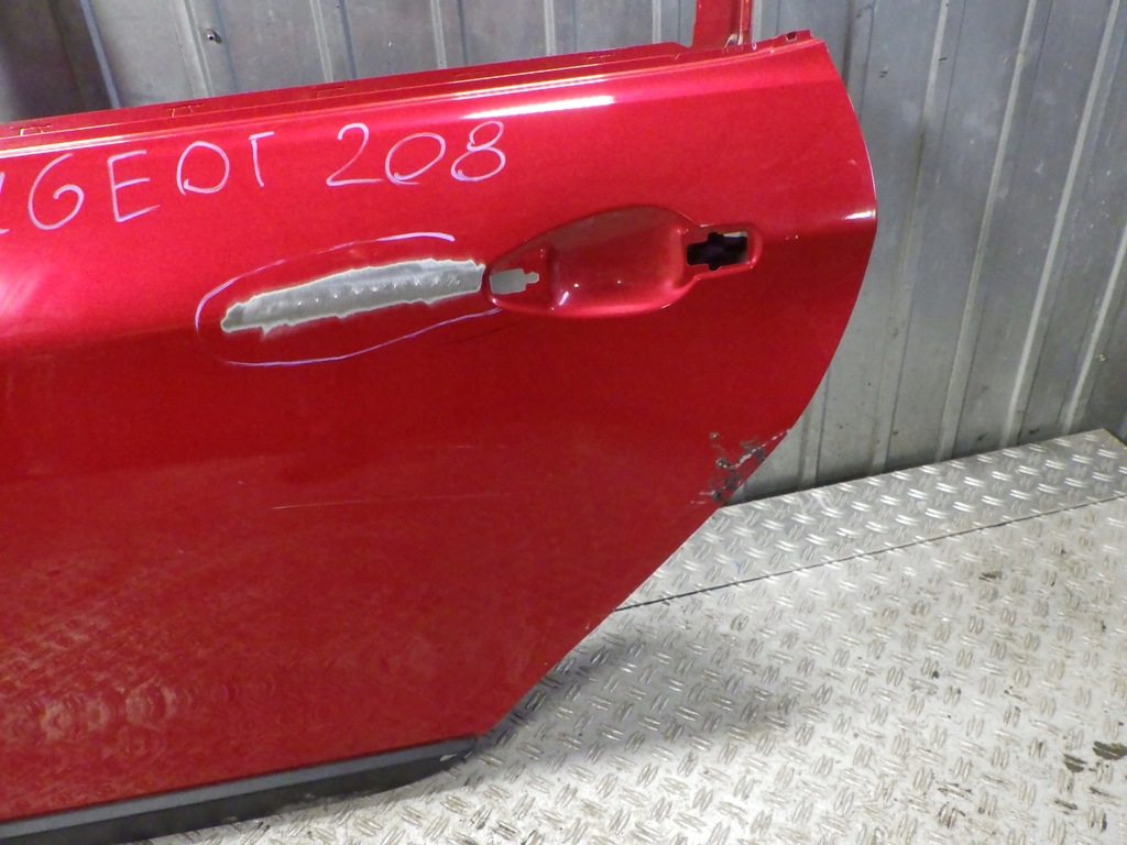 фото №6, Peugeot 208 дверь задние задняя левая