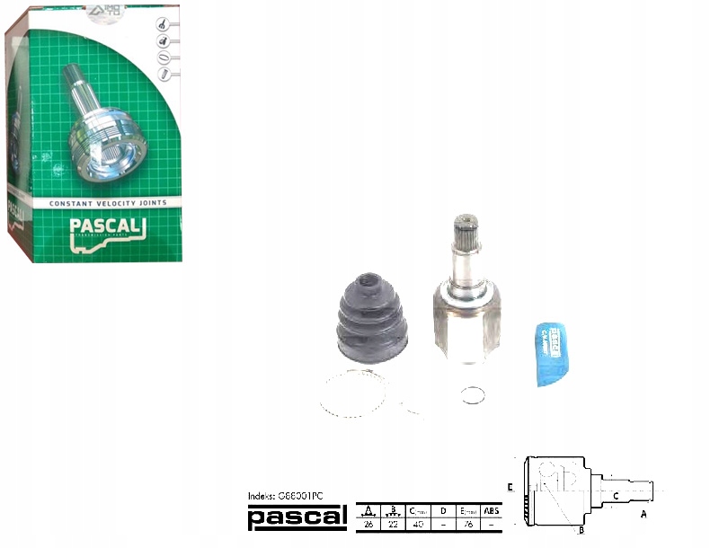 фото №1, Набор шарнир приводной suzuki grand vitara ii 2.4