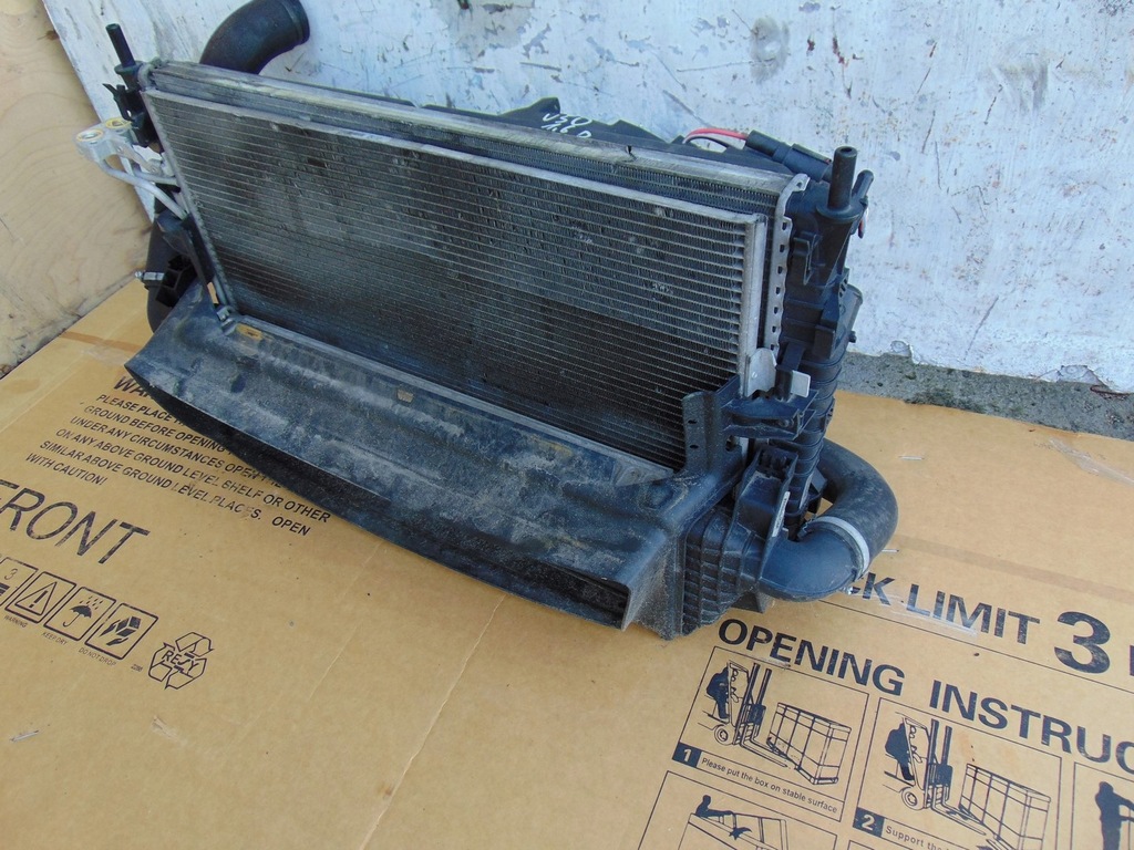 фото №7, Комплект радіатор вентилятор volvo v50 1 lift 1.6 d 3m5h-8c607-rh