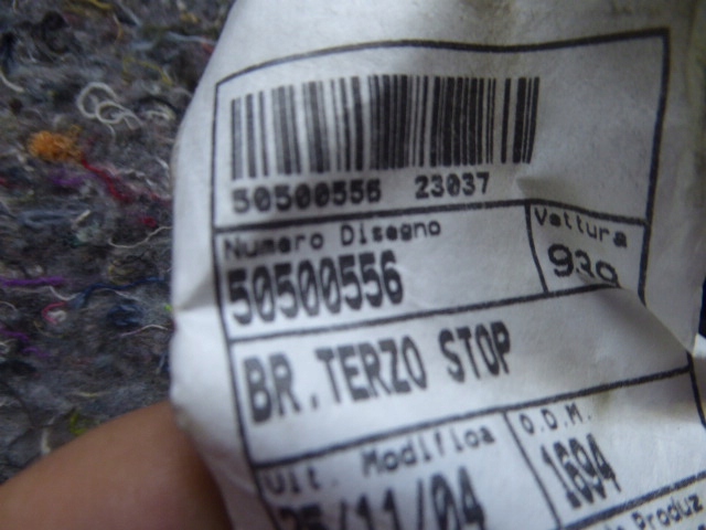 фото №10, Alfa romeo 159 полка багажника задняя sedan