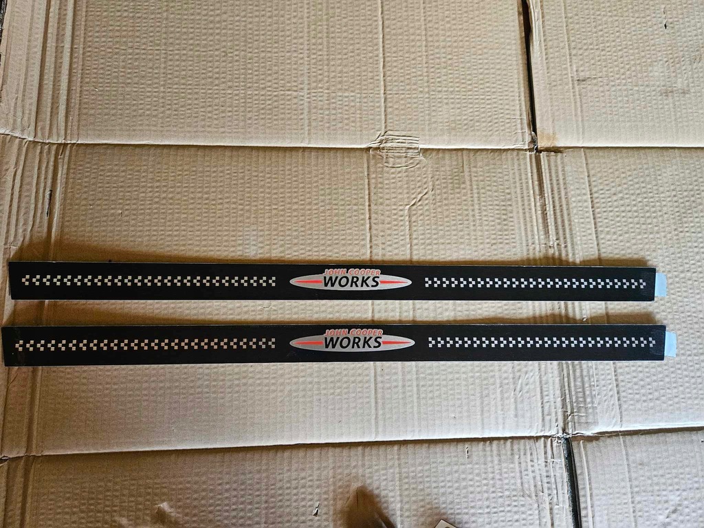 фото №3, Mini coopr jcw works r56 r50 накладки порогові nowe