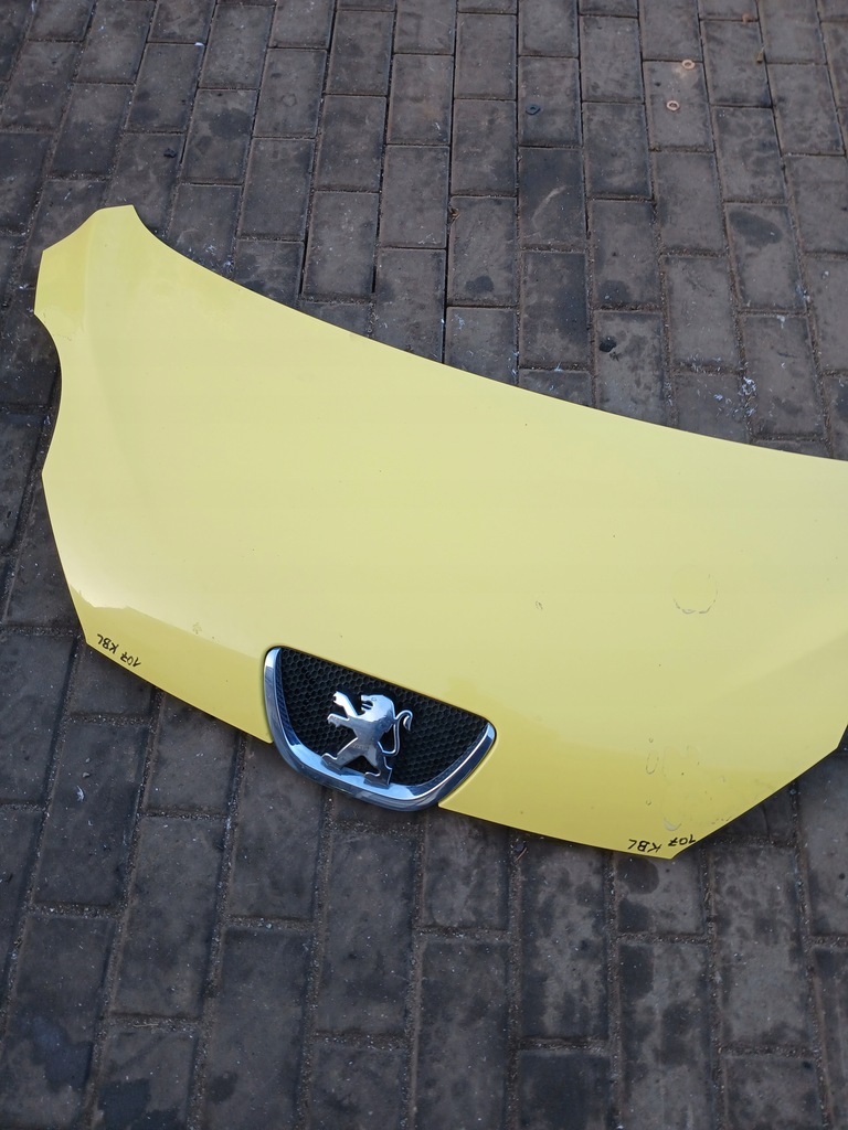 фото №6, Капот peugeot 107 цвет kbl жёлтый