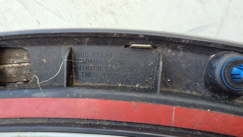 фото №9, Audi q3 8u0 s-line молдинг крыла заднего левая задняя