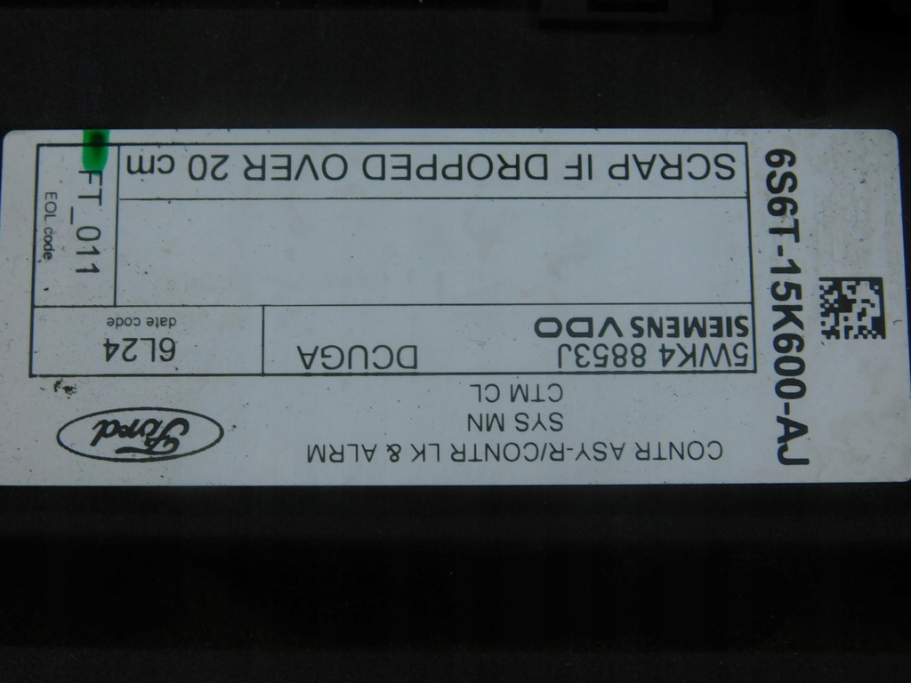 фото №9, 6s61-12a650-pc s118763016c набір стартовий fiesta mk6 lift 01 - 08