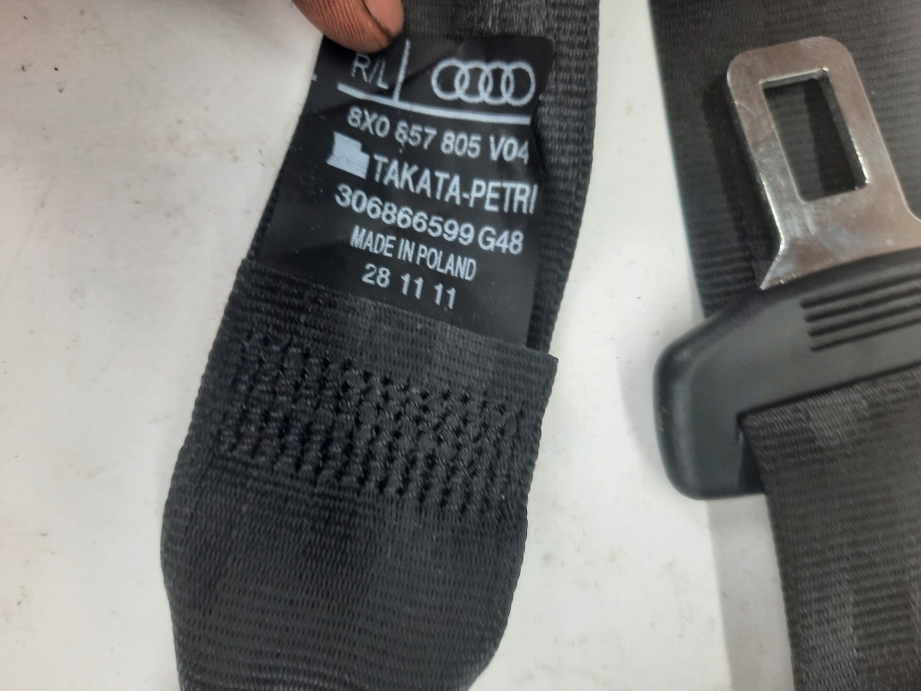 фото №4, Pas безпеки задня задній audi a1 8x