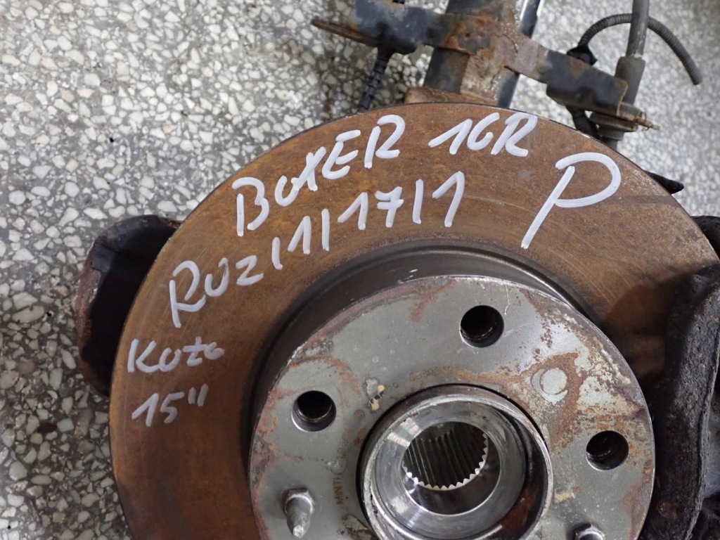 фото №11, Mcperson поворотный кулак правый boxer ii jumper ii 2.2hdi euro5 lift колесо 15'' 16r