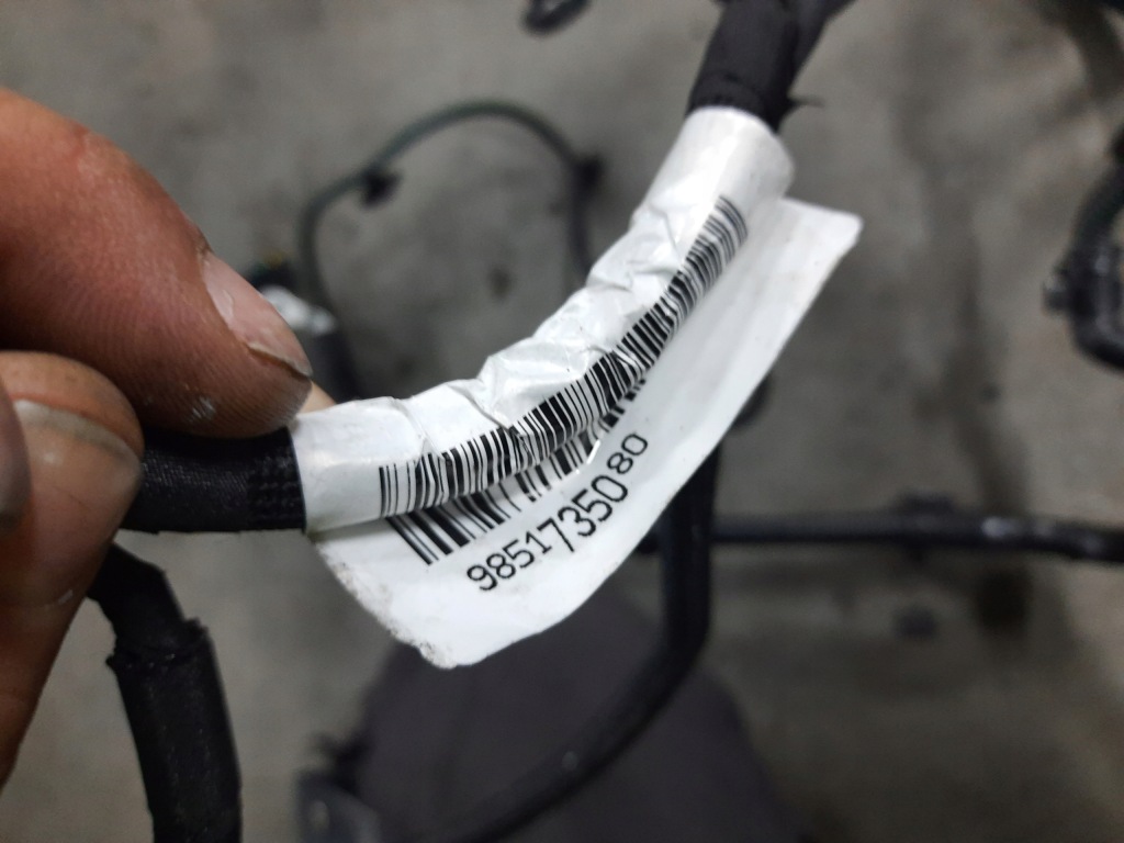 фото №10, Opel mokka b ii 1.2 джгут електропроводка двигуна 2 частини комплект