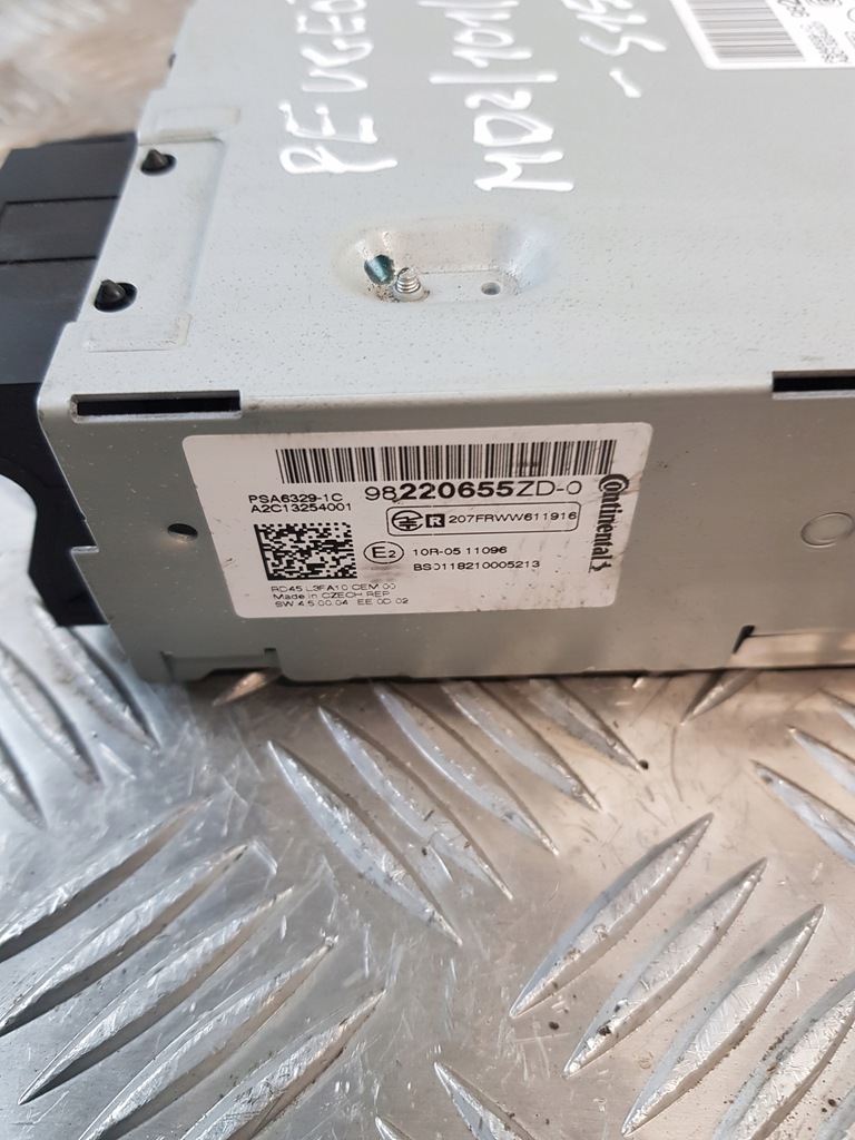 фото №7, Радіо cd 98220655zd peugeot 301 18r-