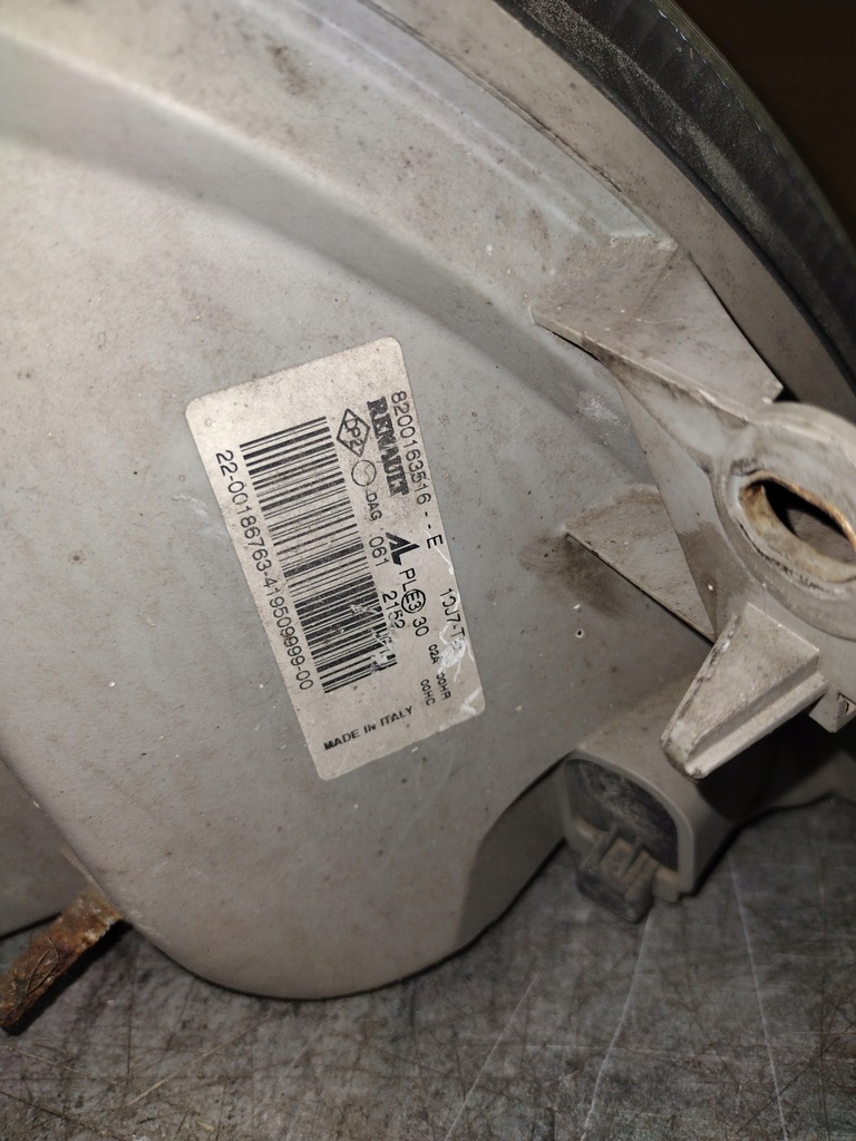 фото №8, Лампа ліва перед renault master ii lift