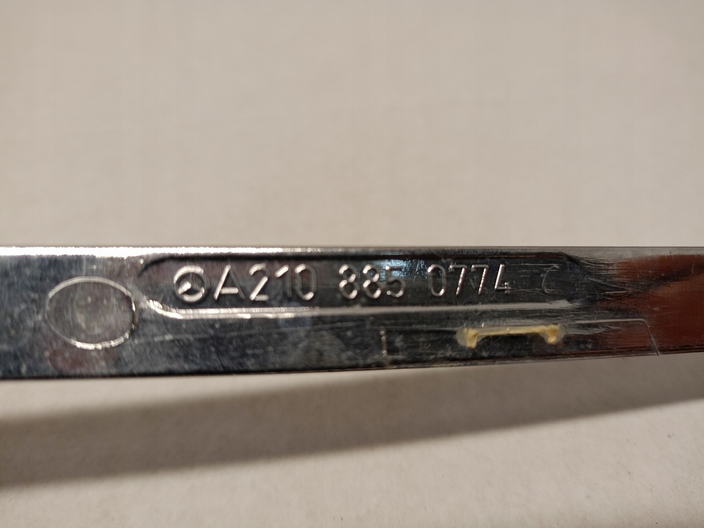 фото №12, Хром молдинг бампера перед лівий mercedes w210