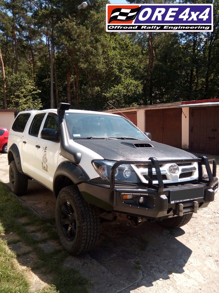 фото №7, Бампер стальной передний с кенгурятник плита pod лебёдка toyota hilux 05-12