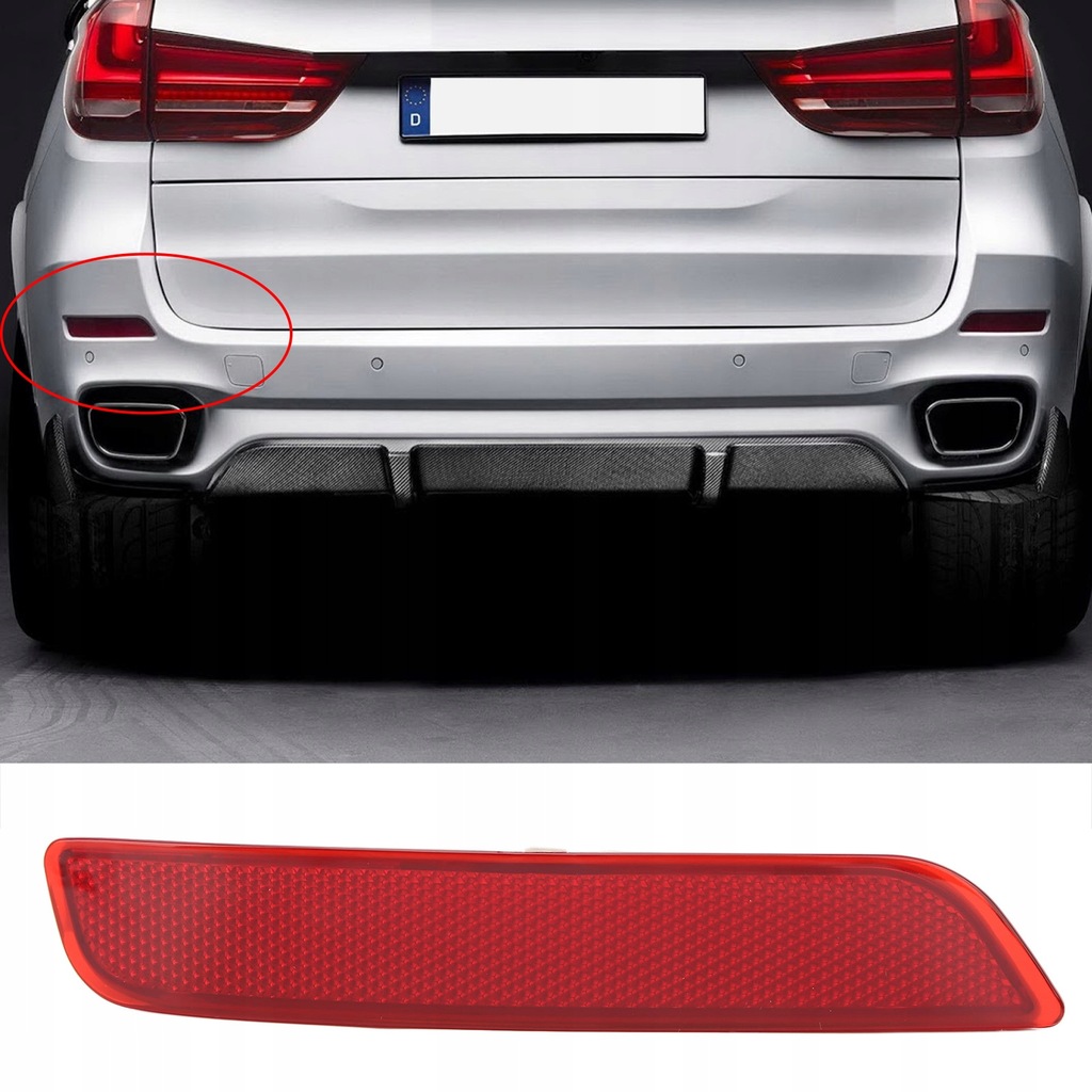 фото №12, Лівий фара заднього бампера автомобіля 63147847591 лінза фара