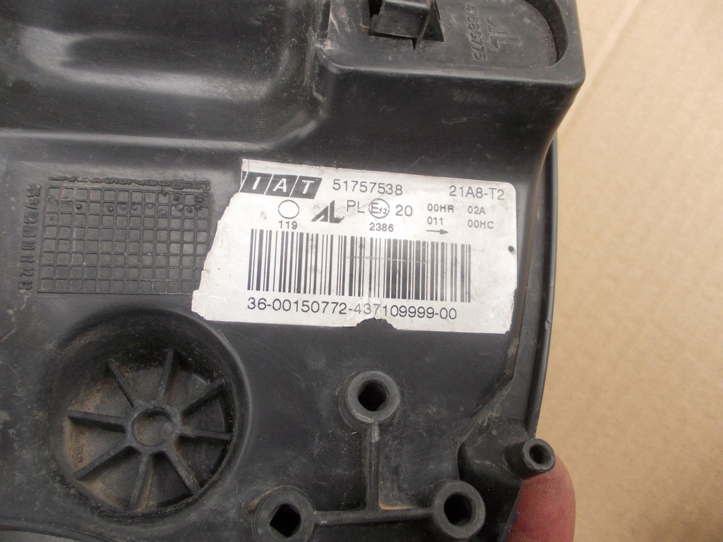 фото №11, Фара лампа левая fiat bravo ii europa