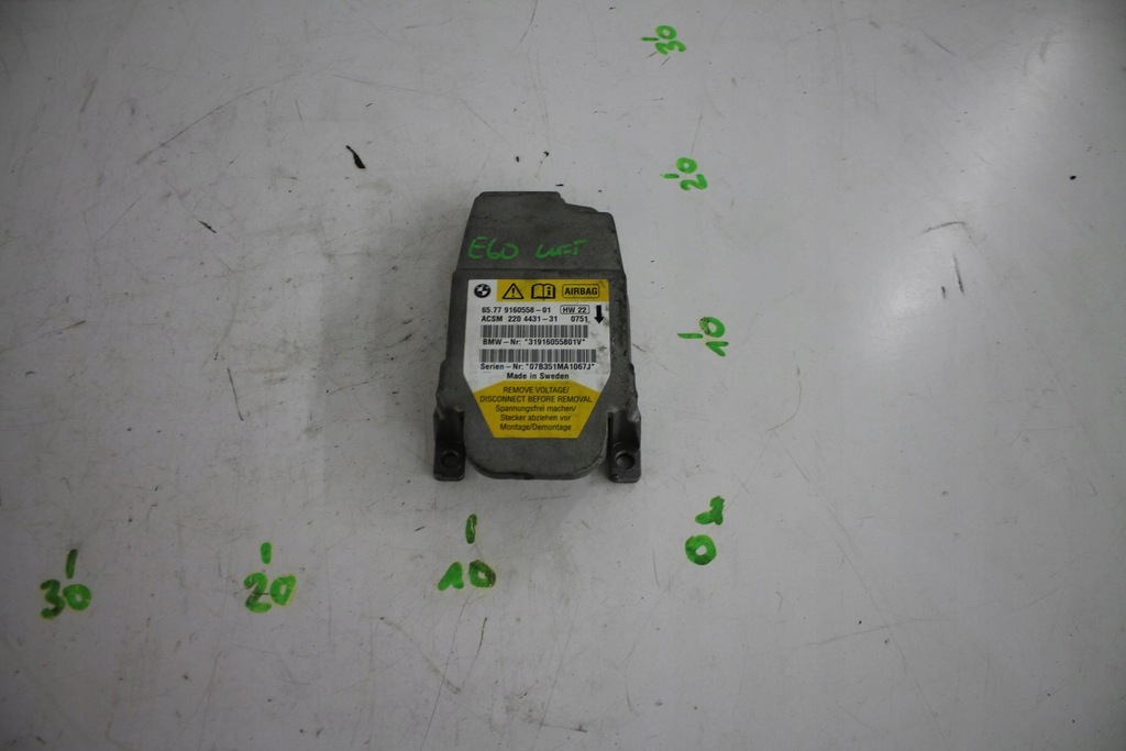фото №1, Модуль датчик подушка безпеки 9160558 bmw e60 e61