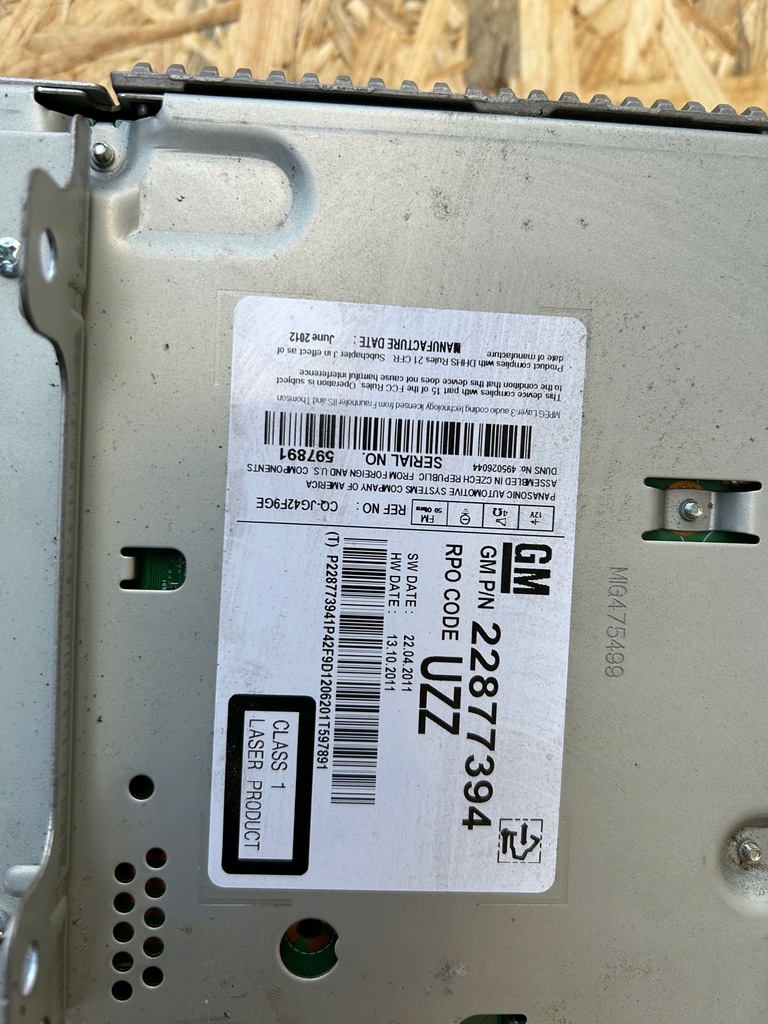 фото №4, Радіо панель opel astra j iv 22877394