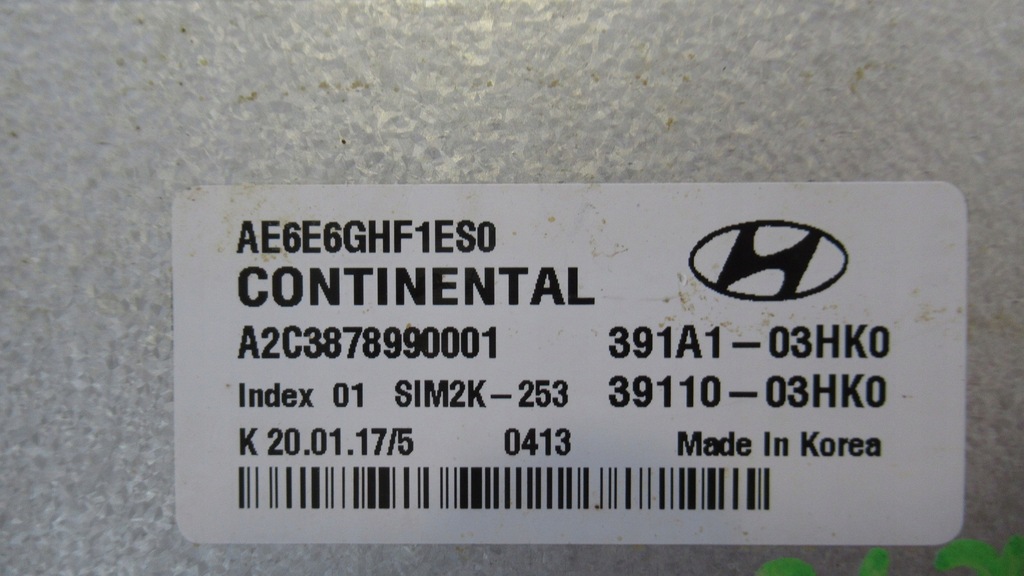 фото №15, Блок управления двигателя hyundai ioniq 16-1.6h