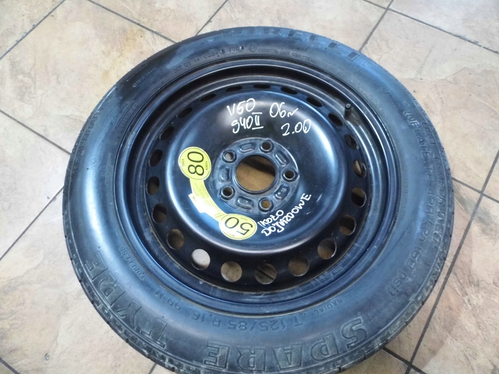 фото №1, Volvo v50 s40 ii 2.0d 06' колесо докатка r16 16'