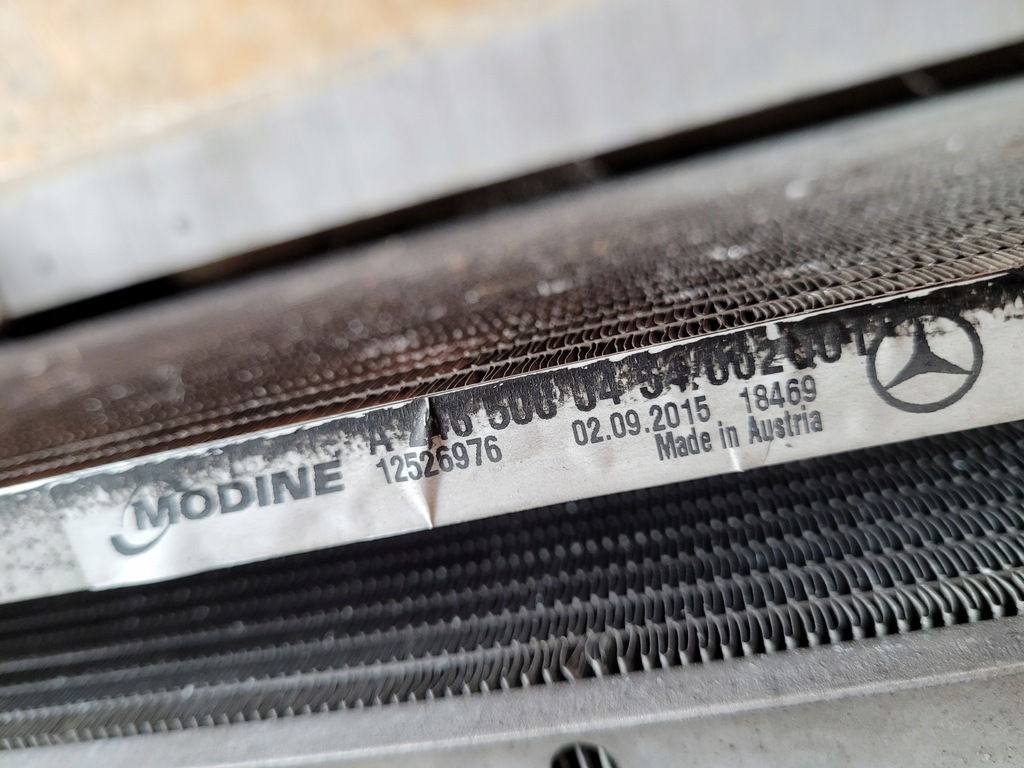 фото №16, Mercedes a klasa w176 комплект радіатор вентилятор радіатора оригінал fv