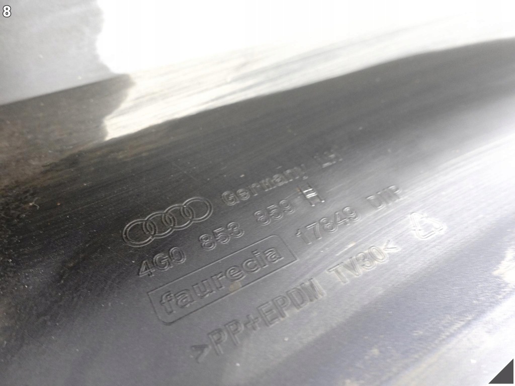 фото №9, Audi a6 s-line / s6 c7 4g0 lift 14-18 молдинг поріг поріг лівий колір x5r