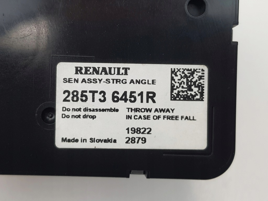 фото №9, Датчик kąta повороту renault megane iv clio v talisman 285t36451r