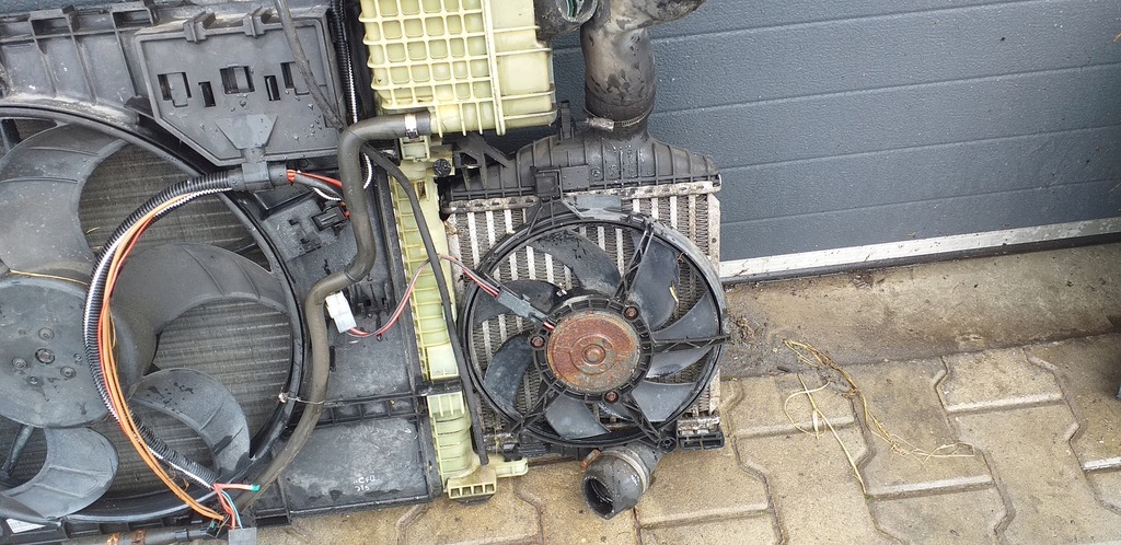 фото №10, Mercedes vito v-klasa комплект радиатор вентилятор