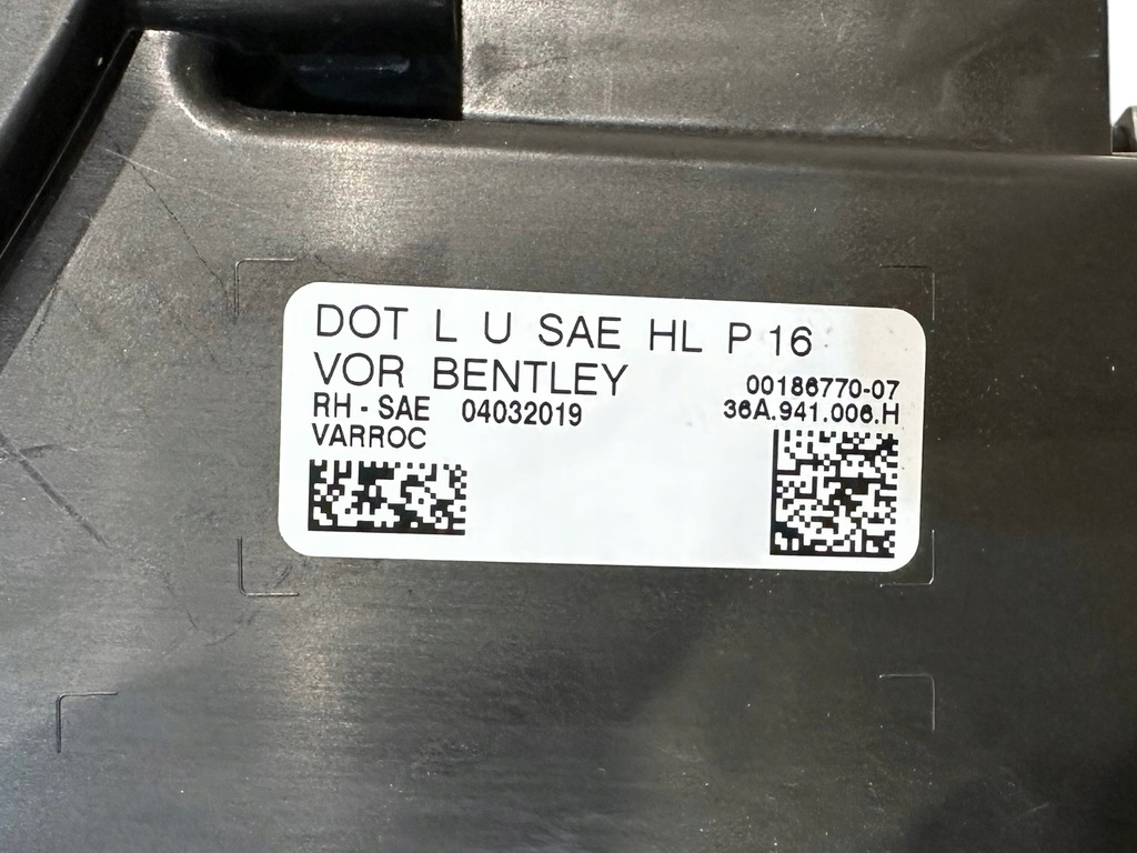 фото №7, Bentley bentayga лампа фара rh 36a941006h
