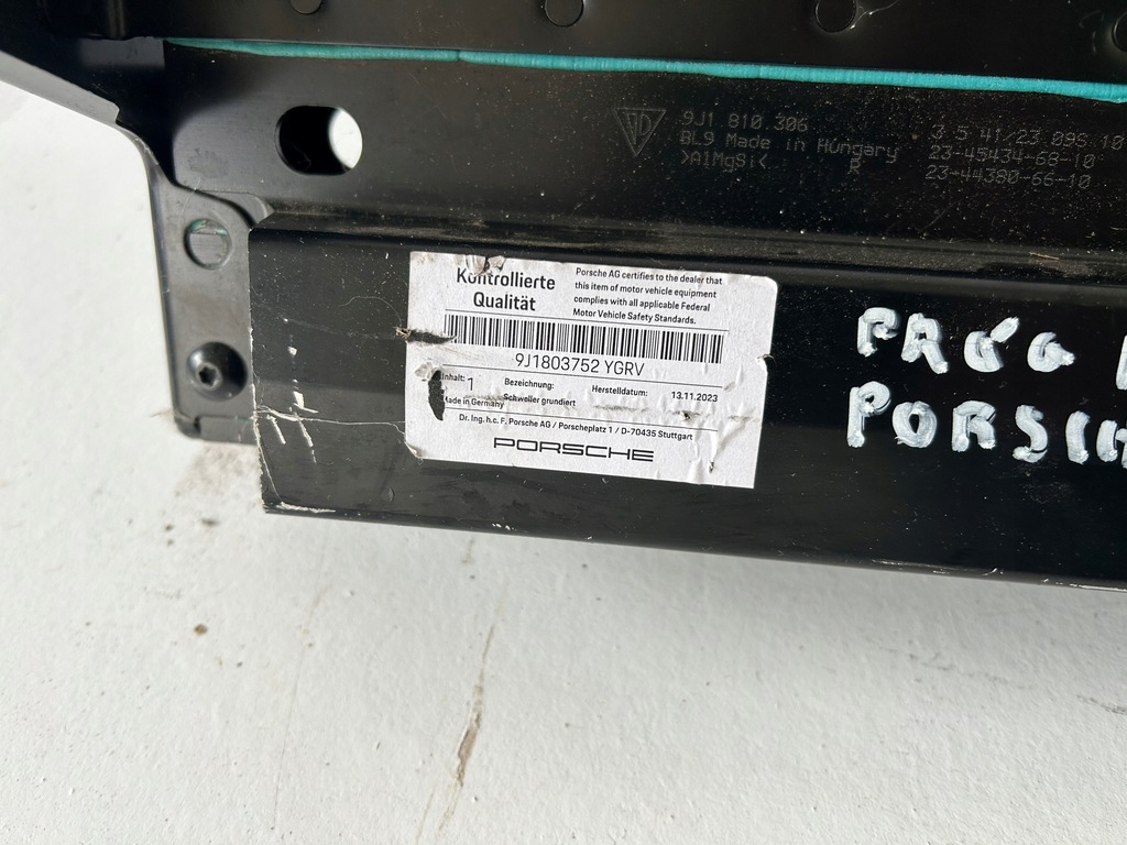 фото №8, Поріг правий зовнішній porsche taycan 9j1803752ygrv