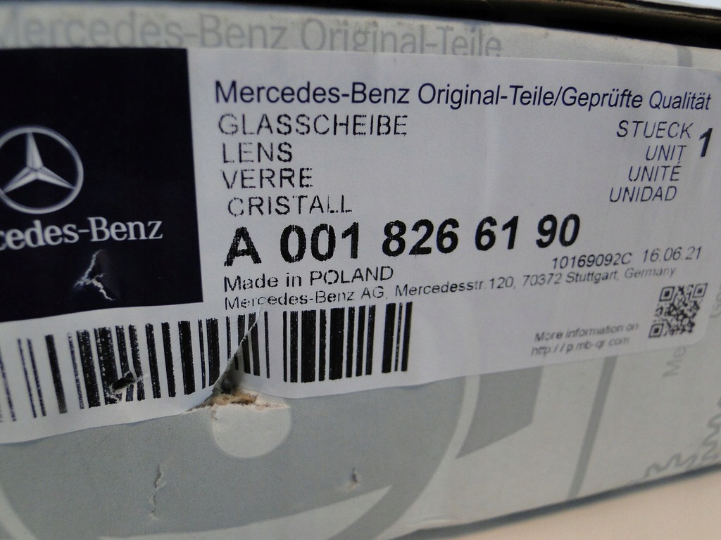 фото №8, Mercedes sl r107 107 скло фари лівий лампа ліва перед