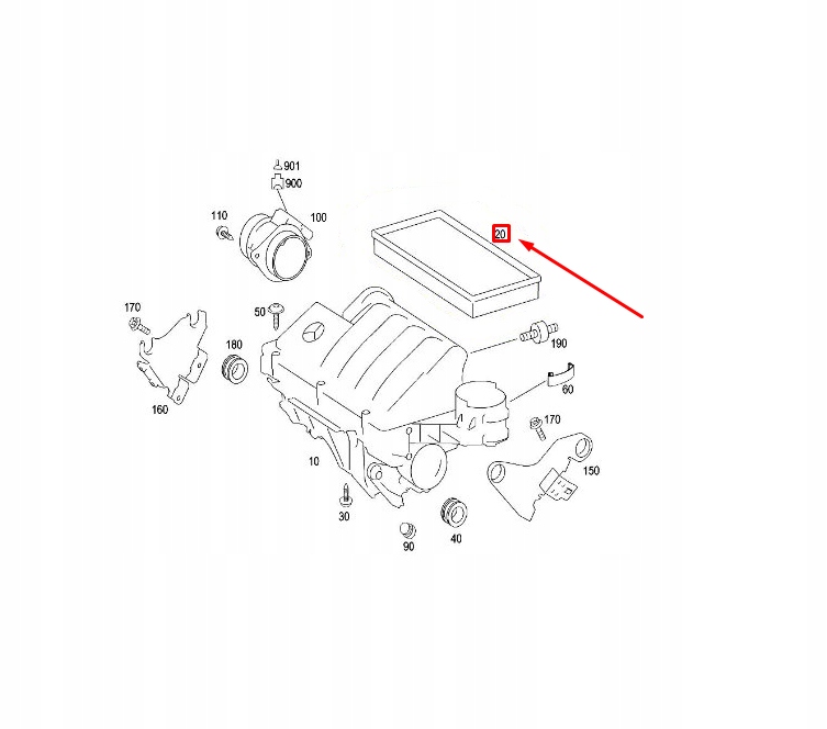 фото №3, Audi q7 4l air фильтр 7l0129620a