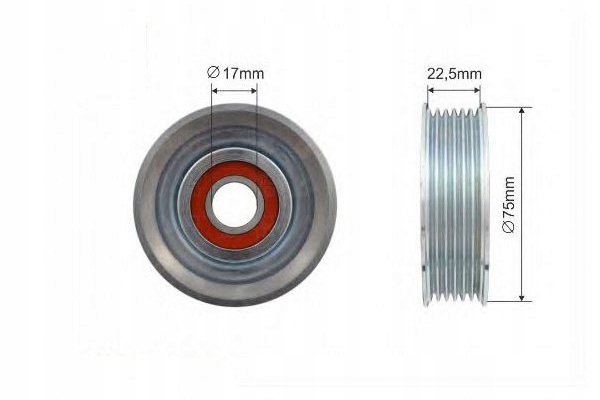 фото №1, Caffaro ролик ремінь mazda 2 1.3 de