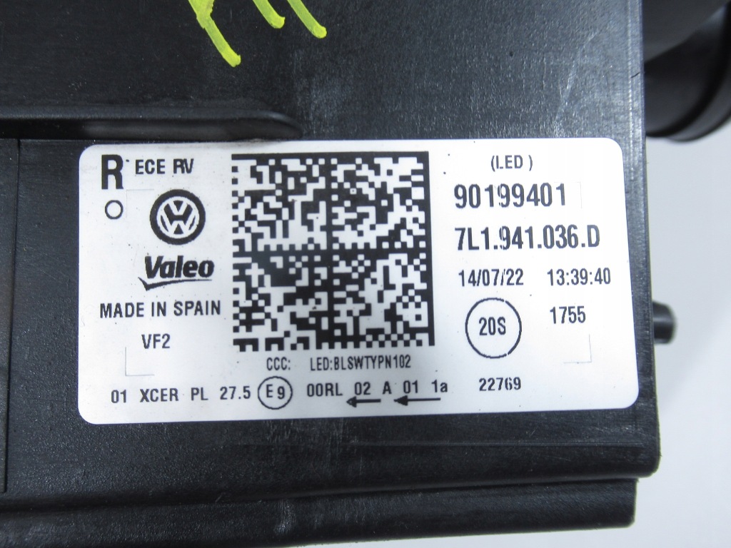 фото №11, Фара правый лампа правая full led vw transporter t6.1 lift 7l1941036 d