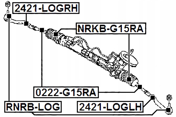 фото №3, Наконечник руля левая renault logan 2005-2013 febest