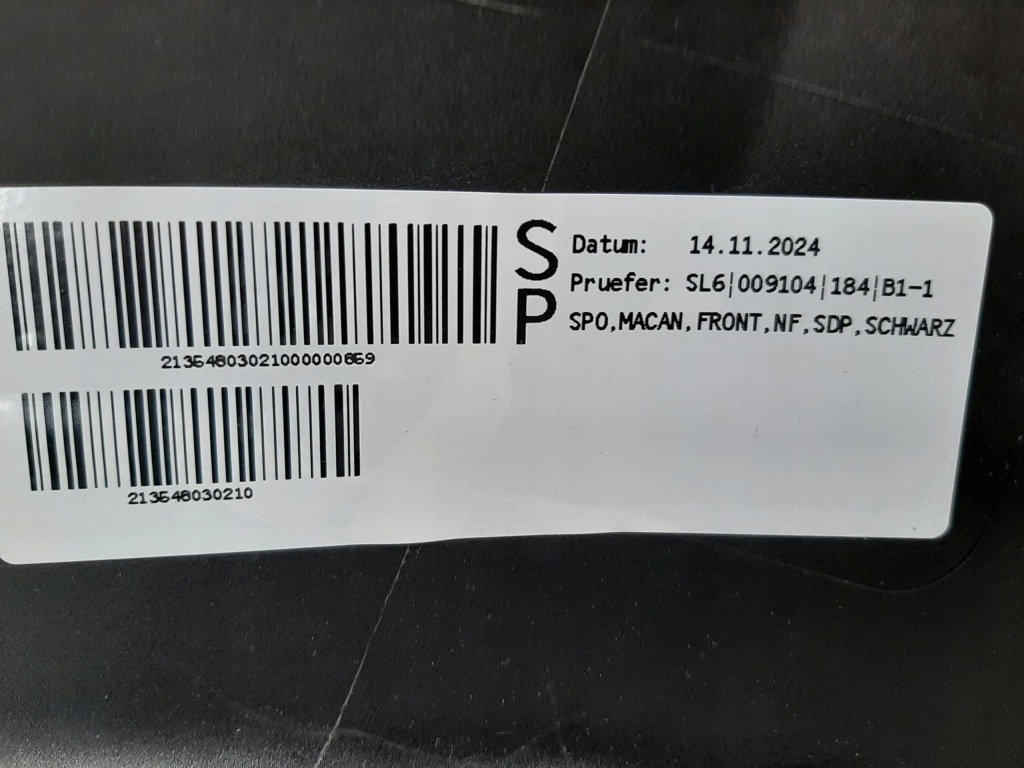 фото №10, Porsche macan gts 2025- спойлер бампера перед 95c807061f