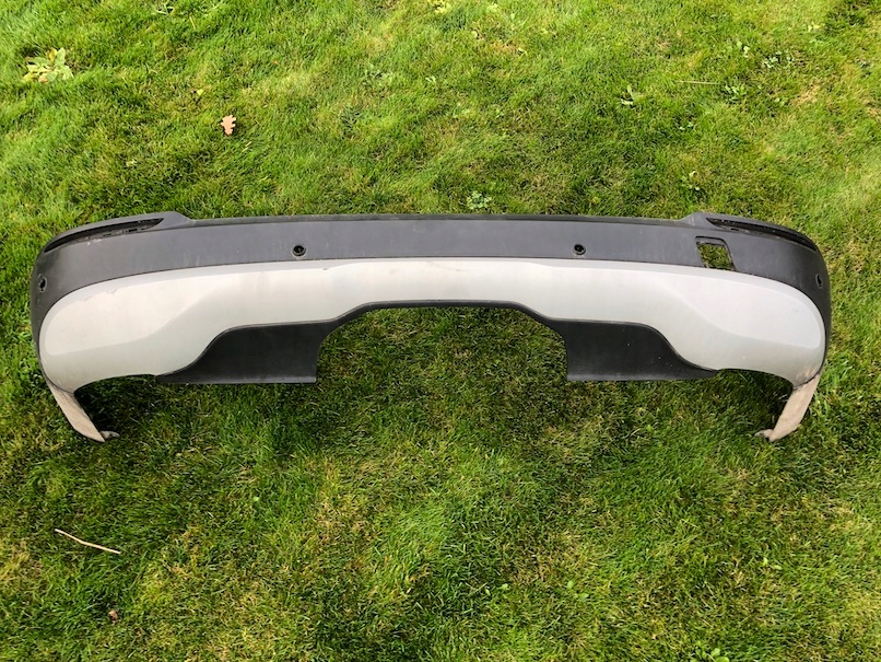 фото №1, Mercedes glc 253 накладка w бампер задний dół