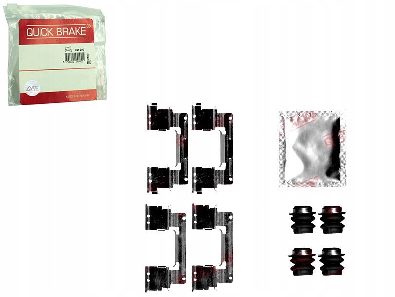 фото №1, Набір монтажний гальмівних колодок перед lexus gs toyota camry 2.0-4.3