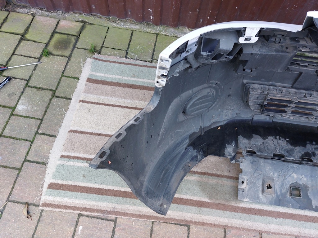 фото №12, Бампер перед peugeot partner iii 08-12r белый