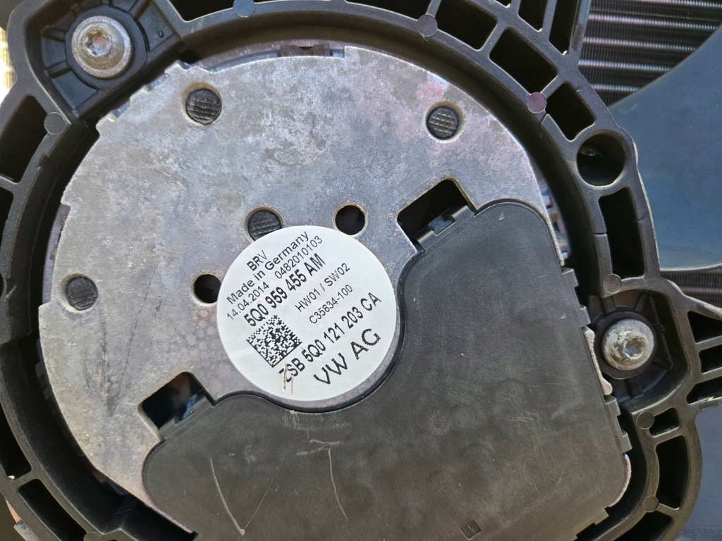 фото №6, Seat leon iii hb вентилятор радиатор wody 5q0121205r