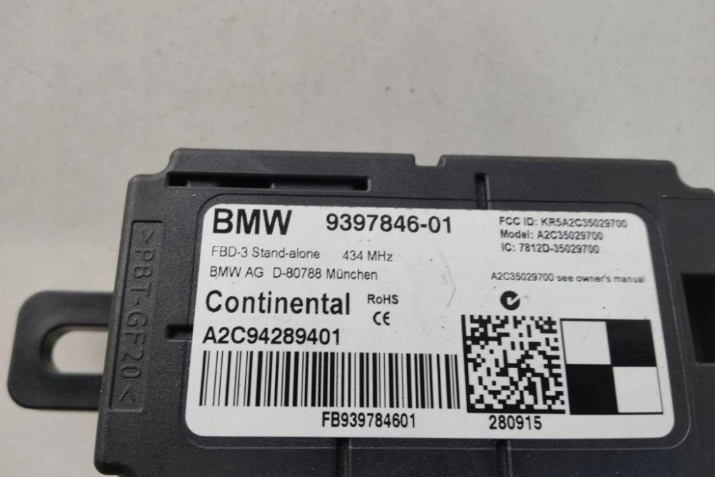 фото №1, Інше модулі bmw 3 f30, f80 9397846 3.0l бензиновий 2016