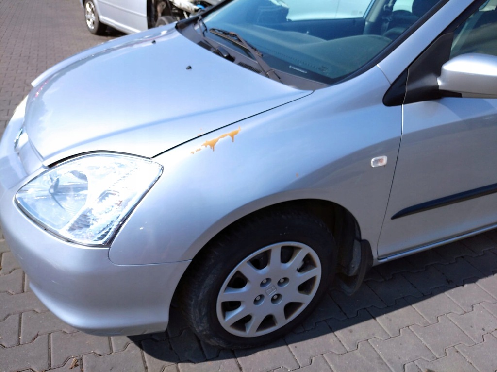 фото №16, Honda civic 7 vii eu7 3/5d 01- крыло левый перед передний nh623m