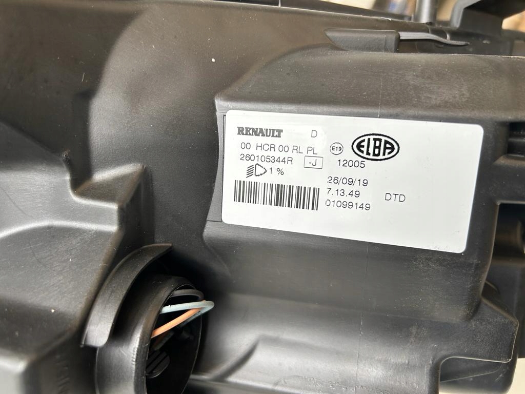 фото №5, Dacia logan sandero лампа правый перед 260105344r